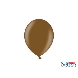 Balónek metalický, čokoládově hnědý, 23 cm