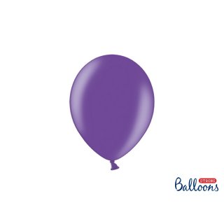 Balónek metalický, fialový, 23 cm
