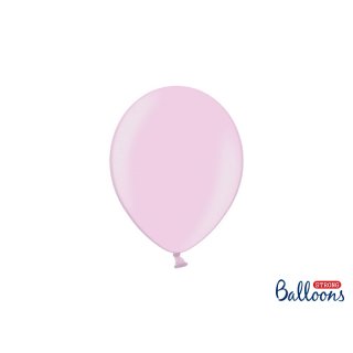 Balónek metalický, světle růžový, 23 cm