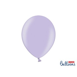 Balónek metalický, světle fialový, 30 cm (zn. StrongBalloons)