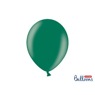 Balónek metalický, tmavě zelený, 30 cm
