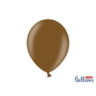 Balónek metalický, čokoládově hnědý, 30 cm