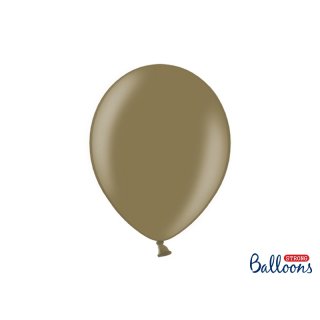 Balónek metalický, cappuccino, 30 cm
