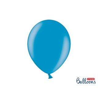 Balónek metalický, karibská modř, 30 cm (zn. StrongBalloons)