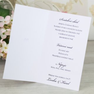 Svatební menu - M2097C