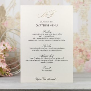 Svatební menu - M2078