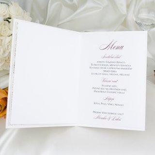 Svatební menu - M2049