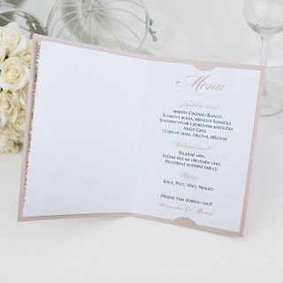 Svatební menu - M2034