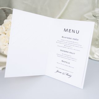 Svatební menu - M2053B