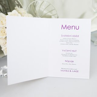 Svatební menu - M2060B