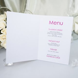 Svatební menu - M2060