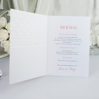 Svatební menu - M2054B