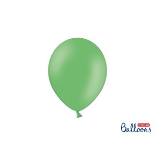 Balónek pastelový, zelený, 23 cm (zn. StrongBalloons)