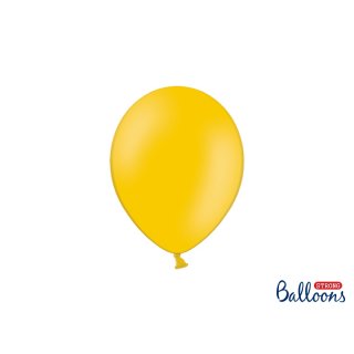 Balónek pastelový, světle oranžový, 23 cm (zn. StrongBalloons)