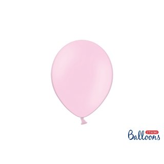 Balónek pastelový, světle růžový, 23 cm