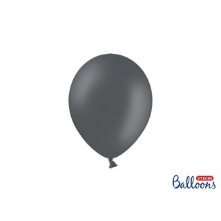 Balónek pastelový, šedý, 23 cm