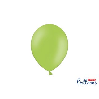 Balónek pastelový, světle zelený, 23 cm