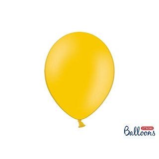 Balónek pastelový, světle oranžový, 30 cm (zn. StrongBalloons)