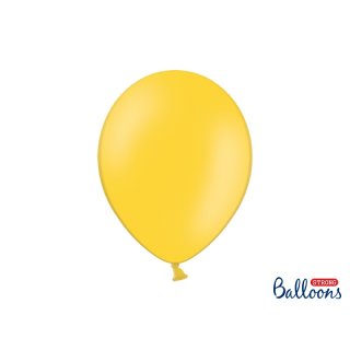 Balónek pastelový, medově žlutý, 30 cm (zn. StrongBalloons)