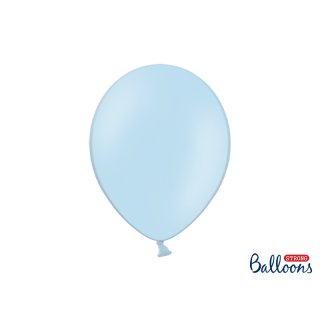 Balónek pastelový, světle modrý, 30 cm