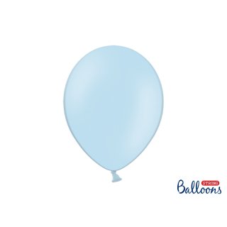 Balónek pastelový, světle modrý, 30 cm (zn. StrongBalloons)