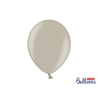Balónek pastelový, šedý, 30 cm (zn. StrongBalloons)