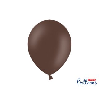 Balónek pastelový, kakaově hnědý, 30 cm (zn. StrongBalloons)