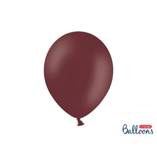 Balónek pastelový, bordó, 30 cm