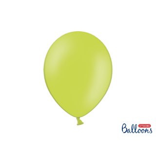 Balónek pastelový, limetkový, 30 cm (zn. StrongBalloons)