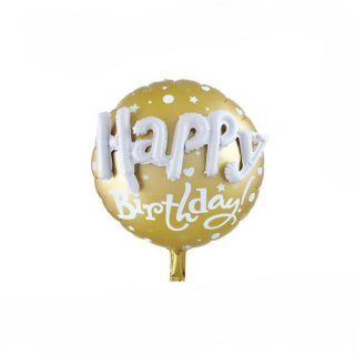 Balónek "Happy Birthday" 58x58cm