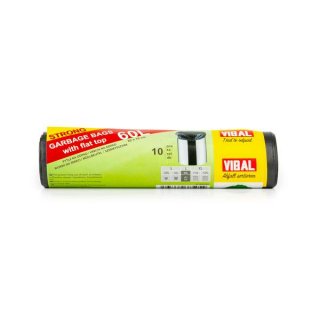 Sáček do koše VIBAL, HDPE, 60l/10ks