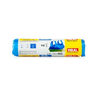 Sáček do koše VIBAL, HDPE, 60l/15ks