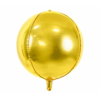 Fóliový balónek, 40cm, zlatý