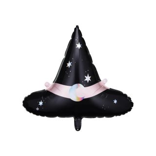 PartyDeco klobouk čarodějnice 66.5x57.5cm - fóliový balónek