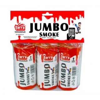 Dýmovnice "JUMBO SMOKE"  červená - 3ks - 16/3 trhací pojistka