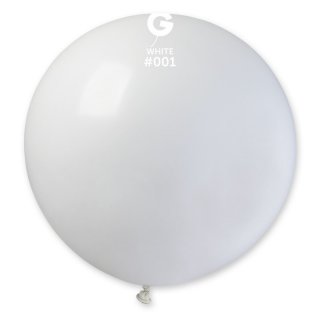Balónek 100cm - bílý