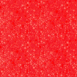 Balící papír červený s kolečky, role 70x200cm