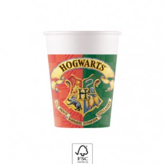 Kelímky papírové EKO - Harry Potter 200ml, set 8ks