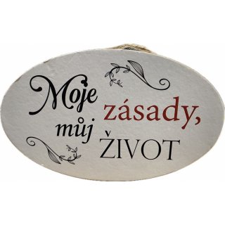 Dřevěné cedulky