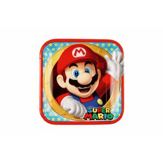 EKO Papírové party talíře "Super Mario" 23 cm, set 8ks