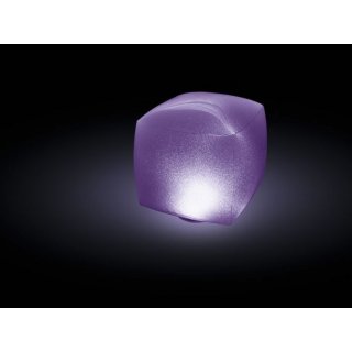 Nafukovací LED kostka, 23x23x22cm