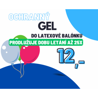 Ochranný gel do latexového balónku
