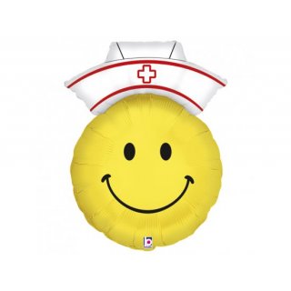 Fóliový balónek Sestřička emoji, velikost 71 cm (zn. GRABO)