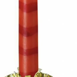 Držák svíček na stromeček 10ks, zlatá (zn. TORO)