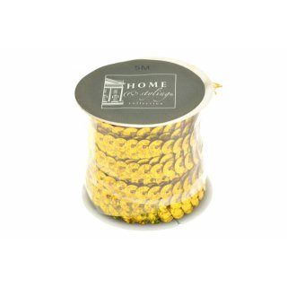 Vánoční řetěz - délka 5m - zlatý (zn. H&S Collection)