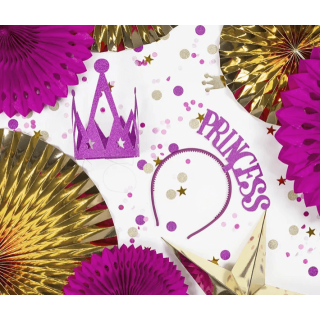 Konfety, zlaté hvězdy, 10mm, 30g (zn. PartyDeco)