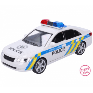 Policejní auto s efekty, 24 cm (zn. WIKY)
