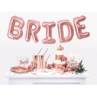 Ubrousky, Bride to Be, rosegold, 33*33 cm (zn. PartyDeco)