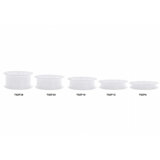 Stuha šifónová, bílá, 3.8cm/25m (zn. PartyDeco)