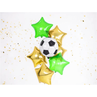 Vystřelovací konfety, zlaté, hvězdy, 80 cm (zn. PartyDeco)